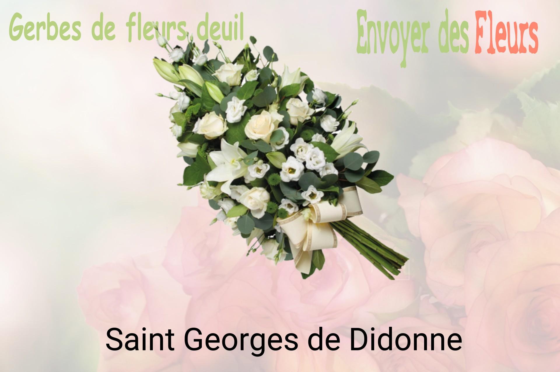 Gerbe de fleurs de deuil livrée à Saint-Georges-de-Didonne